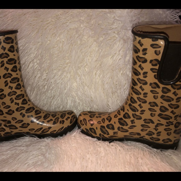 Kate Spade Leopard Rain Boots - Picture 6 of 7